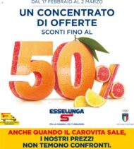Volantino Esselunga Sconti fino al 50% dal 17/02 al 2/03/2022