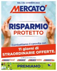 Volantino Mercatò Risparmio Protetto dal 3/03 al 13/03/2022