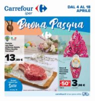 Volantino Carrefour Iper Buona Pasqua fino al 18/04 dal 4/04/2022