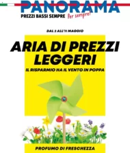 Volantino Panorama Aria di Prezzi Leggeri dal 2/05 all’11/05/2022