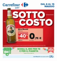 Volantino Carrefour Sottocosto dal 6/05 al 15/05/2022