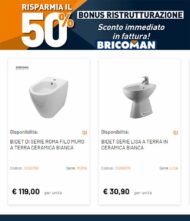 Catalogo Bricoman Risparmia il 50% dal 6/05 al 16/05/2022