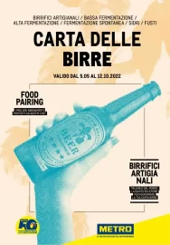 Catalogo Metro Carta delle Birre dal 5/05 al 12/10/2022
