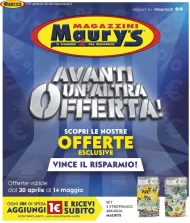 Volantino Maury’s Avanti Un’ Altra Offerta fino al 14/05/2022