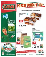 Volantino Crai Prezzi Tondi dal 19/05 al 1/06/2022