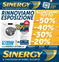 Volantino Sinergy Rinnoviamo Esposizione fino all’8/06 dal 20/05/2022