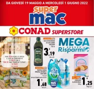 Volantino Supermac Mega Risparmio dal 19/05 al 1/06/2022