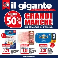 Volantino Il Gigante Grandi Marche dal 23/05 al 1/06/2022