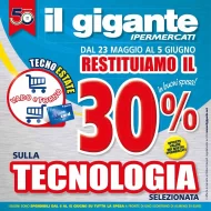 Volantino Il Gigante Tecnologia dal 23/05 al 5/06/2022