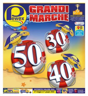 Volantino Pewex Grandi Marche dal 27/05 al 7/06/2022