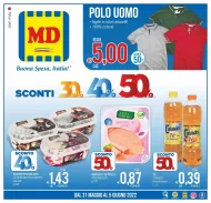 Volantino MD Sconti 30% 40% 50% fino al 5/06 dal 31/05/2022