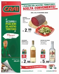 Volantino Crai Scelta Convenienza dal 2/06 al 15/06/2022