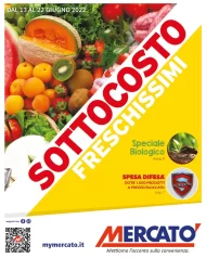 Volantino Mercatò Sottocosto dal 13/06 al 22/06/2022, offerte speciale bio