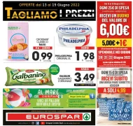 Volantino Eurospar Tagliamo i Prezzi dal 13/06 al 19/06/2022