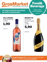 Volantino SoGeGross Food&Beverage, offerte dal 15/06 al 28/06/2022