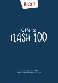 Offerte Iliad Flash 100 dal 20/06 al 18/8/2022