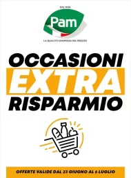 Volantino Pam Occasioni Extra dal 23/06 al 6/07/2022