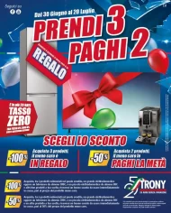 Volantino e Promozioni Prendi 3 Trony Paghi 2 fino al 20/07/2022