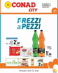 Volantino Conad City Prezzi a Pezzi dal 12/07 al 24/07/2022