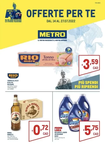 Catalogo Metro La tua Spesa – Offerte fino al 27/07 dal 14/07/2022