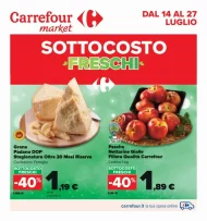 Volantino Carrefour Market Prezzi Sottocosto fino al 27/07 dal 14/07/2022