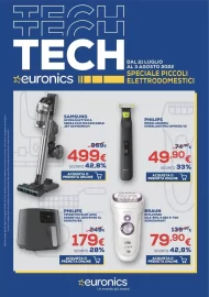Volantino Euronics Piccoli elettrodomestici – dal 21/07 al 3/08/2022