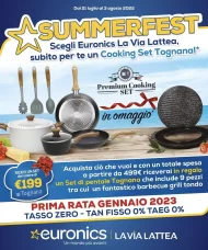 Volantino Euronics Via Lattea Summerfest – dal 21/07 al 3/08/2022