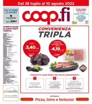 Volantino Coop.fi Convenienza attivo dal 28/07 al 10/08/2022