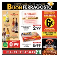 Volantino Eurospar Buon Ferragosto fino al 15/08 dal 4/08/2022
