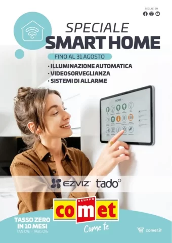 Volantino Comet Speciale Smart Home dal 6/08 al 31/08/2022