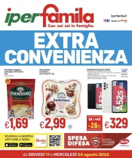 Volantino IperFamila Extra Convenienza – dall’11/08 al 24/08/2022