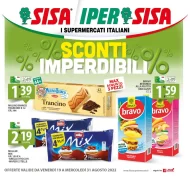 Volantino Sisa/Iper Sisa Sconti Imperdibili dal 19/08 al 31/08/2022