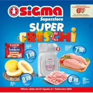 Volantino Sigma Superstore Super Freschi dal 23/08 al 1/09/2022