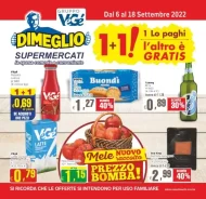 DiMeglio Volantino 1+1 Gratis – inizio offerte dal 6/09/2022