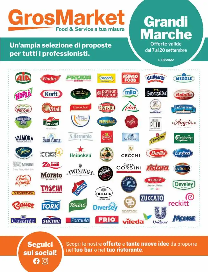 Volantino SoGeGross Grandi Marche dal 7/09 al 20/09/2022