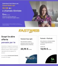 Offerte Fastweb Smartphone e Internet dall’11/09 al 6/10/2022