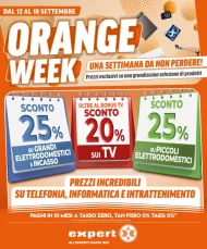 Volantino Expert Orange Week, offerte dal 12/09 al 18/09/2022
