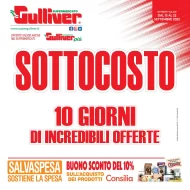 Volantino Gulliver Sottocosto, offerte attive dal 13/09 al 22/09/2022