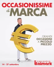 Volantino Italmark Occasioni di Marca dal 14/09 al 27/09/2022