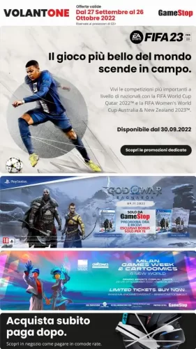 Volantino GameStop Offerte del Mese fino al 26/10/2022