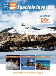Catalogo Eurospin Viaggi Speciale Inverno dal 15/10 al 31/12/2022
