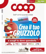Volantino Coop Crea il Tuo Gruzzolo dal 1/11 al 15/11/2022