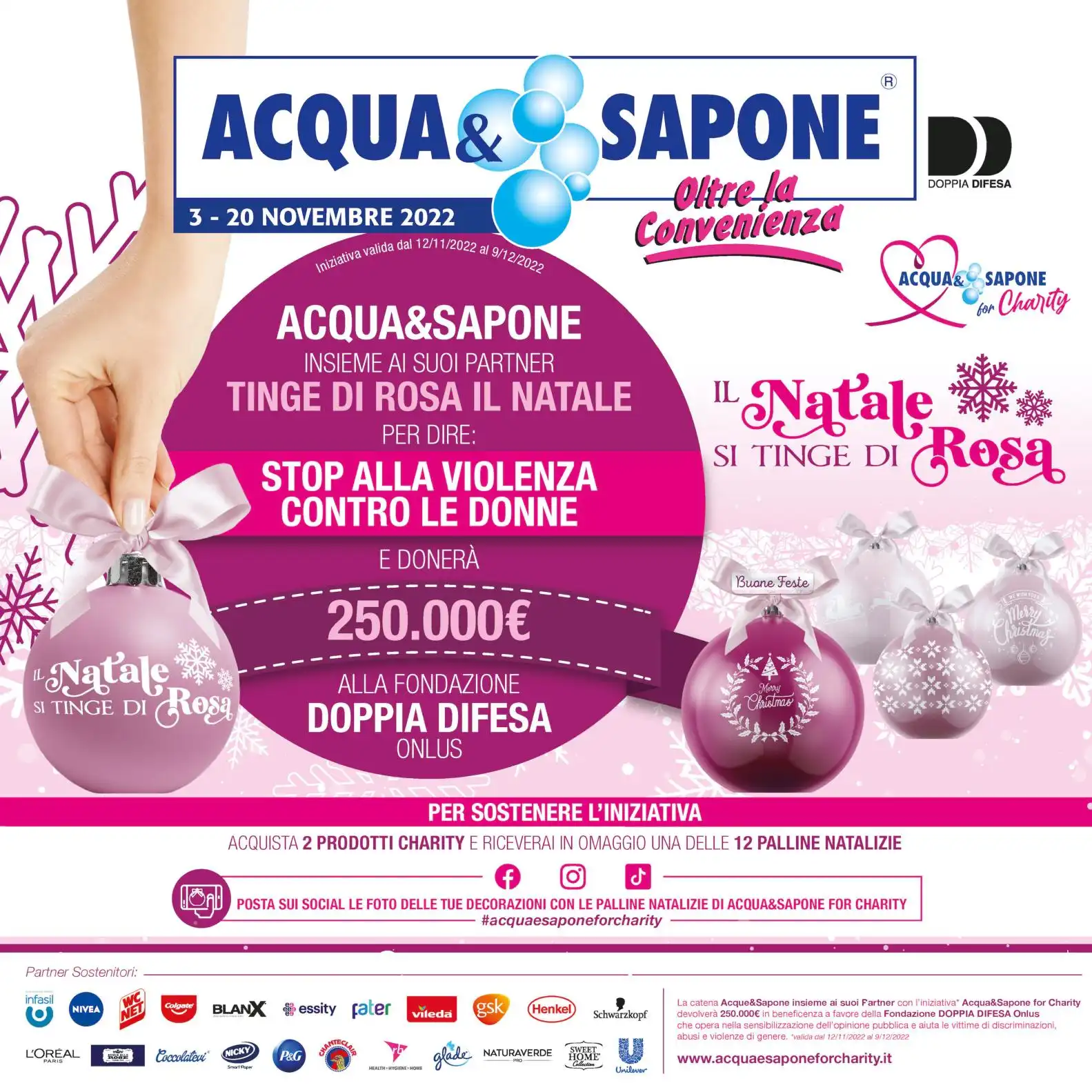 Volantino Acqua e Sapone Natale dal 3/11 al 20/11/2022