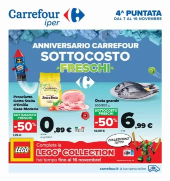 Volantino Carrefour Sottocosto Freschi dal 7/11 al 16/11/2022