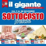Volantino Il Gigante Sottocosto Freschi dal 7/11 al 20/11/2022