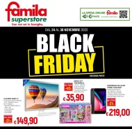 Volantino Famila Superstore Black Friday 2pt dal 24 al 30/11/2022