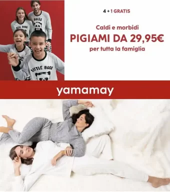 Catalogo Yamamay | Pigiami per la famiglia fino al 31/12/2022