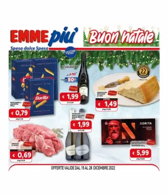 Volantino EMMEPiù Buon Natale dal 15/12 al 28/12/2022