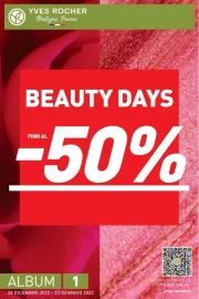 Catalogo Yves Rocher Beauty Days dal 28/12/2022 al 23/01/2023