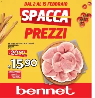 Volantino Bennet Spacca Prezzi dal 2/02 al 15/02/2023